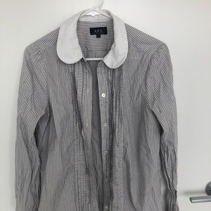 APC striped blouse